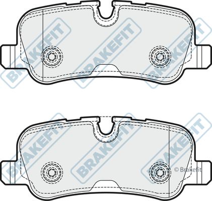 APEC BRAKING Bremžu uzliku kompl., Disku bremzes PD3265